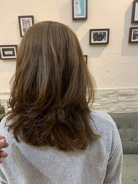 ヘアーアンドメイク エクリ 不動前店(Hair&Make equri) 透明感あふれるオレンジベージュ☆