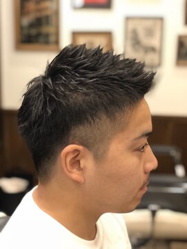 ヒロギンザ 新橋店(HIRO GINZA) スパイキーツーブロック ショート《メンズ》《シェービング》