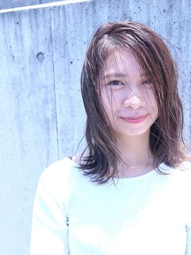 ポンテ 那珂川店(ponte) 『毛束感がかわいい切りっぱなしボブ』