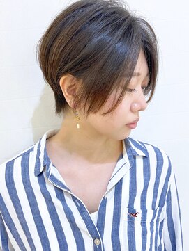 モリオフロムロンドン 松戸店(Morio from London) 【松戸　ムラマツ】大人かわいいハンサムショートアッシュ