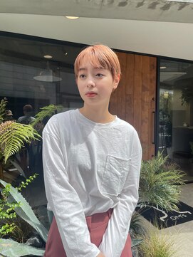 オムズ(OM's) ピンクベージュ(お客様スタイル)