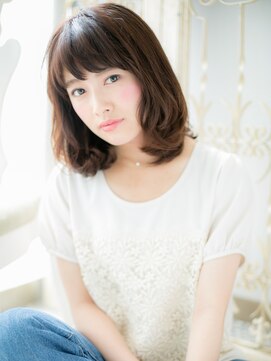 モッズ ヘア 福岡姪浜店(mod's hair) *mod's姪浜*…ネビージュくせ毛風美髪ウェーブ巻き大人ボブf