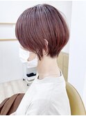 【morio成増 芹澤】くびれショート ピンクブラウンカラー