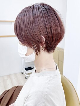 モリオ フロム ロンドン 成増店 【morio成増 芹澤】くびれショート ピンクブラウンカラー