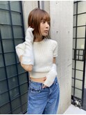 外ハネ×色っぽミディアム