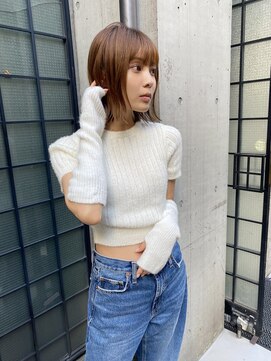 ムード カナザワ(mood kanazawa) 外ハネ×色っぽミディアム