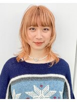 ジュリエッタ(giulietta)&nbsp;ウルフカット×ペールオレンジ