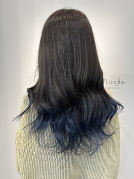 ヘアーザラブズラフズ オーガニカ 北九州(HAIR THE LOVES LAUGHS ORGANICA) エンドカバーアッシュブルー＊