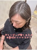 白髪でお悩みの方へ→グレージュを楽しむ♪白髪ぼかしハイライト