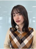 【目黒】20代 30代 韓国風外ハネミディ