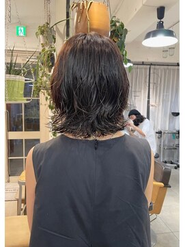 ロマリア(Lomalia) 【Lomalia表参道】乾かすだけでキマる髪/ウェーブパーマボブ