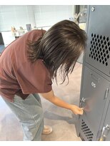 カンゴールサロン 郡山ノース(KANGOL)&nbsp;#切りっぱなしロブ#オリーブベージュ