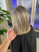 キング 高槻(K!ng) 縮毛矯正髪質改善ハイライトレイヤーカット高槻美容室エクステ