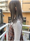 【ブリーチなしダブルカラー】スモーキなオリーブグレー!