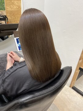 エヌ 北千住(N) ブリーチなし　透明感カラー