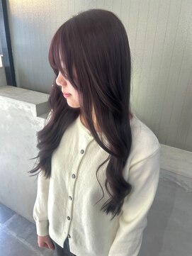 アンダーバーホワイト 広島 本通店(_WHITE) ブリーチなし透明感ラベンダー