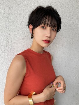 ロンドロゼ 池袋(Lond rose) ♪ミニウルフレイヤーカット顔周り前髪韓国ショートボブ/池袋
