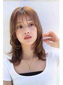 毛先ワンカール×レイヤーカット×小顔カット　20代30代40代