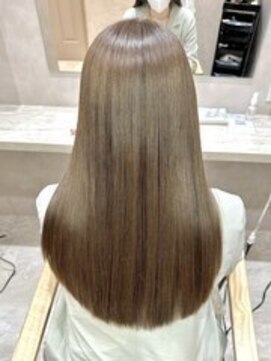 ジーナ 博多(Zina) 髪質改善＊ケアカラーフェミニンロング＊美髪【Zina博多】