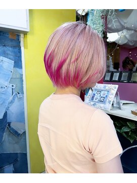 トーク 武庫之荘(TAL'KE) TAL’KE武庫之荘/ホワイト×裾ピンク_486