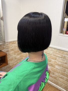 カミケン 黒岩店 kamiken・ 重ため前下がりボブ【カミケン黒岩店】