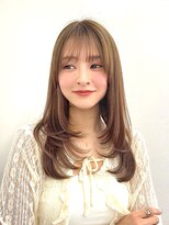 アビー(ABBEY3)&nbsp;レイヤーカットミディアムレイヤー顔周りレイヤーハッシュカット