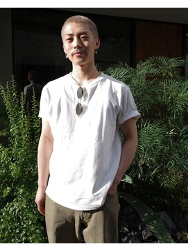 オムズ(OM's) メンズカットスパイキーショートブリーチダブルカラー