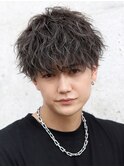 王道ラウンドマッシュツイストスパイラルパーマ【下北沢/men's】