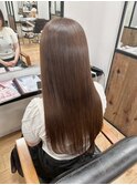 髪質改善ヘアカラー/佐賀/ロング/パールカラー
