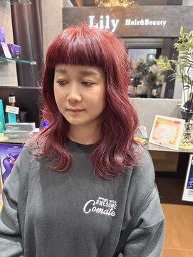 リリー ヘアーアンドビューティー(Lily) パッツンオシャレヘアー