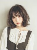 ゆるふわボブ×ショコラブラウン