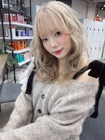 リミットバイアフィナー 大宮店(limit by Afinar)&nbsp;レイヤーカット/ブリーチダブルカラー/ブロンド