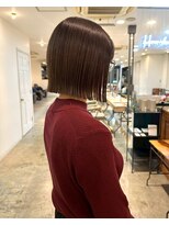 ヘアーブレイス(hair brace) 千葉駅/着物ヘア/大人ガーリー/ダークアッシュ/似合わせカット