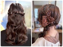 サロンドミナ(SALON DE MINA)の雰囲気（結婚式場も近いので、結婚式お呼ばれスタイルもお任せください◎）