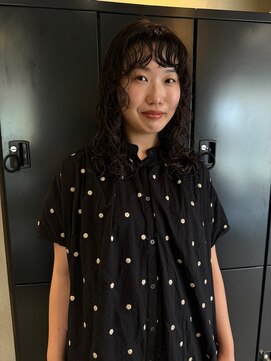 ラトリエ(L'Atelier) グランジヘアー/前髪パーマ/黒髪パーマ