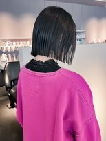 ヘアーエスクールシーユー 枚方T-SITE店(hair S.COEUR×Cu)&nbsp;丸くないボブ/ヘイリーボブ/切りっぱなしボブ/大阪枚方美容室