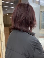 パークレーン アイス イヴェン(park lane ICI yeven)&nbsp;ブリーチなしショートボブレイヤーミディアム春カラー初カラー