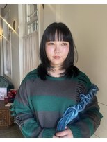 ココロヘアー マド(Cocolo hair MADO)&nbsp;黒髪ワイドバング×レイヤーカット