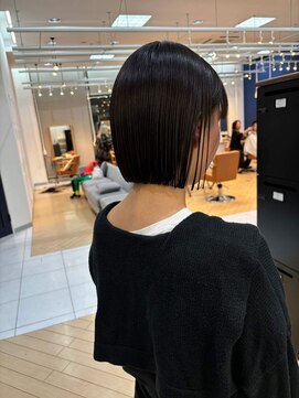 ユニ バイ マグ 長野店(Uni.by Mag) 大人かわいいぱつっと韓国タッセルボブ