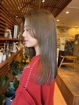 マッシュ アドベ 八戸ノ里(MASHU ADOBE)&nbsp;【艶カラー】透明感ベージュ系カラー