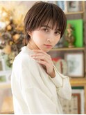 ダークアッシュ小顔ハンサムショートウルフc8大宮20代30代40代
