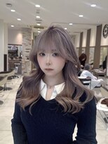 アッシュ 新杉田店(Ash)&nbsp;新杉田レイヤーカット韓国ダブルカラー顔周り前髪カットボブ