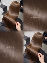 オリ('Oli) 髪質改善カラー×アッシュベージュ