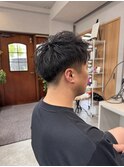爽やかアップバング×ツーブロック