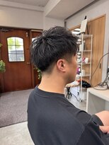 コロレ(COLORE) 爽やかアップバング×ツーブロック