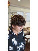 クリアオム 草加(CLEAR homme)&nbsp;縦落ちツイストパーマ