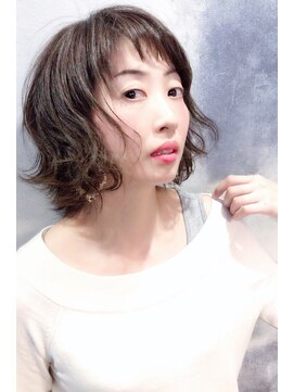 ロアークヘアー(LOARK HAIR) 【LOARK】アディクシーカラーで♪ふんわり軽やかショートボブ