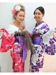 ２０１８☆浴衣&ヘアセット５４００円