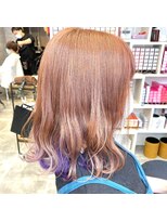 キャラ シャローネ 池袋(Chara Chalone)&nbsp;ピンクベージュ×パープルカラー【岸雄一/池袋/池袋/池袋】