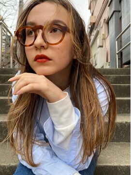 ローウェ 沖縄新都心(Louwe) カーキベージュロングトリートメント☆[おもろまち駅/沖縄新都心